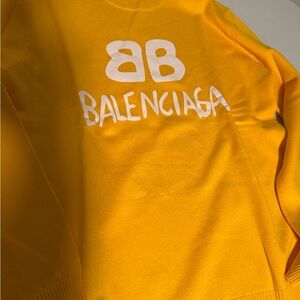 Balenciaga Bold Yellow Sweater
